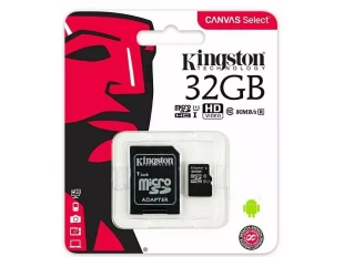 Card de memorie MicroSD Kingston 32GB Clasa 10 + Adaptor SD