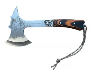 Topor de lup - unealtă de supraviețuire cu husă