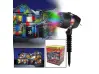 Proiector LED festiv cu 12 diapozitive colorate pentru Crăciun