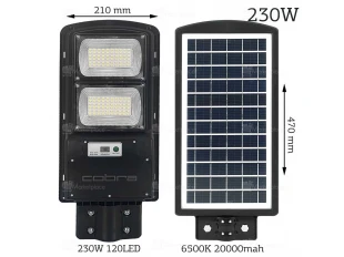 2 buc. FEL DE LAMPĂ SOLARĂ JMK COBRA 250W