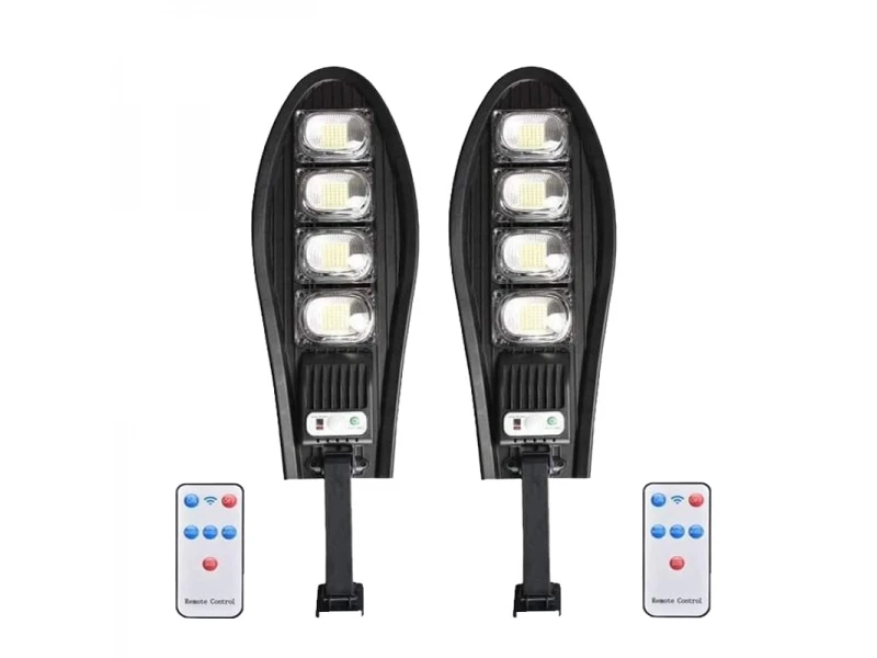 2 buc. felinar stradal solar cu LED, 500W