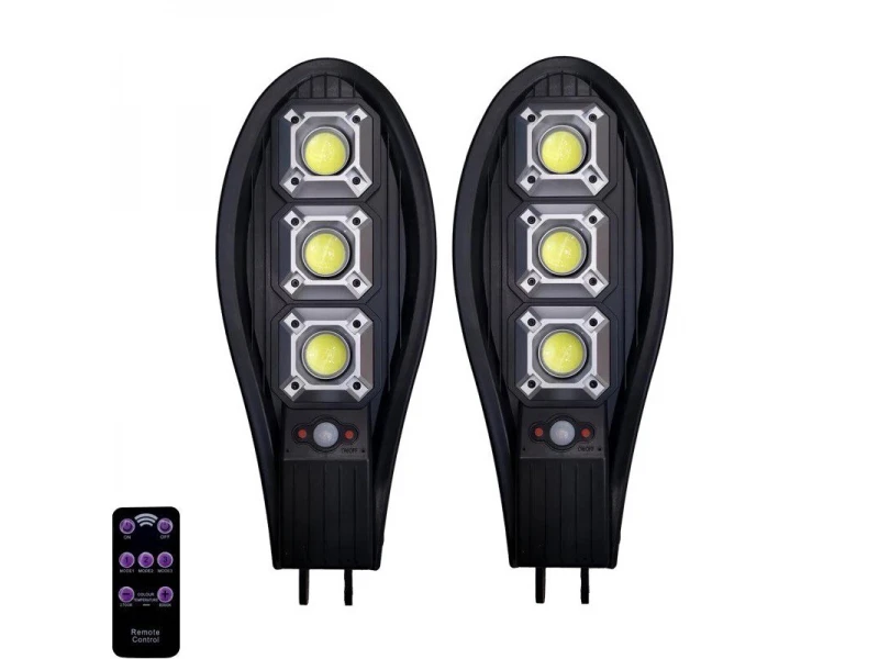 2 buc Lampă solară LED 345W IP65 Impermeabilă
