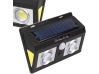 Lampă solară LED de exterior CL-5066A cu spot de ușă cu senzor de mișcare, lupă dublă și lumini laterale Leadleds - imagine 2
