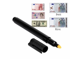 Marker pentru bancnote euro contrafăcute, negru Marker pentru bancnote euro contrafăcute, negru - produs similar