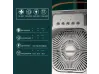 Mini ventilator de aer condiționat cu ceață de apă, silențios, portabil, pentru casă, birou, camping - Negru