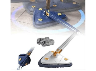 Mop triunghiular pentru curățare la 360°, Lavete din microfibră