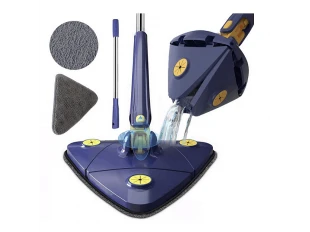 Mop triunghiular pentru curățare la 360°, Lavete din microfibră