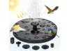 Fântână solară de grădină cu 4 tipuri de capete GY-8038