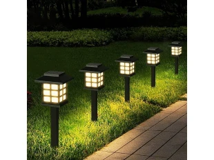 Set de 6 becuri solare LED pentru curte și grădină H-LED69