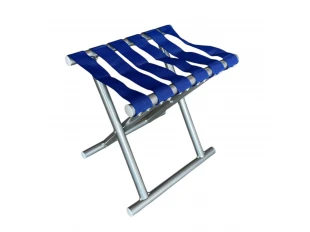 Scaun pliabil de camping 30x24x30cm. - Albastru