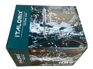 Set de 2 baterii cu cap de duș, furtun și accesorii Italomix