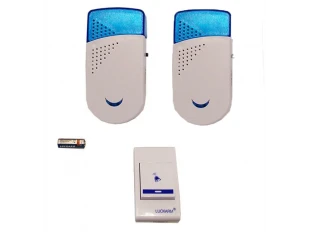 Sonerie wireless cu 1 buton și 2 receptoare LUCKARM