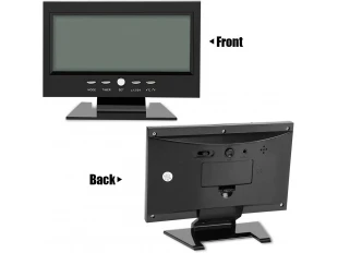 Ceas cu ecran LCD mare DS-8082 - Negru