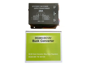 Convertor de tensiune cu transformator de la 24 V la 12 V, DC20-30 20A