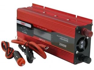 Invertor de tensiune cu afișaj UKC KC-2000D 24V - 220V 2000W 