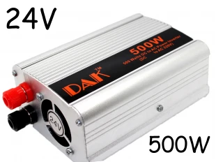 Invertor de tensiune DAK 500W 24V - 220V