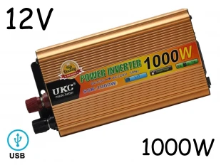 Invertor de tensiune UKC SSK-1000W 12V - 220V 1000W 