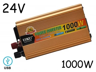 Invertor de tensiune UKC SSK-1000W 24V - 220V 1000W 