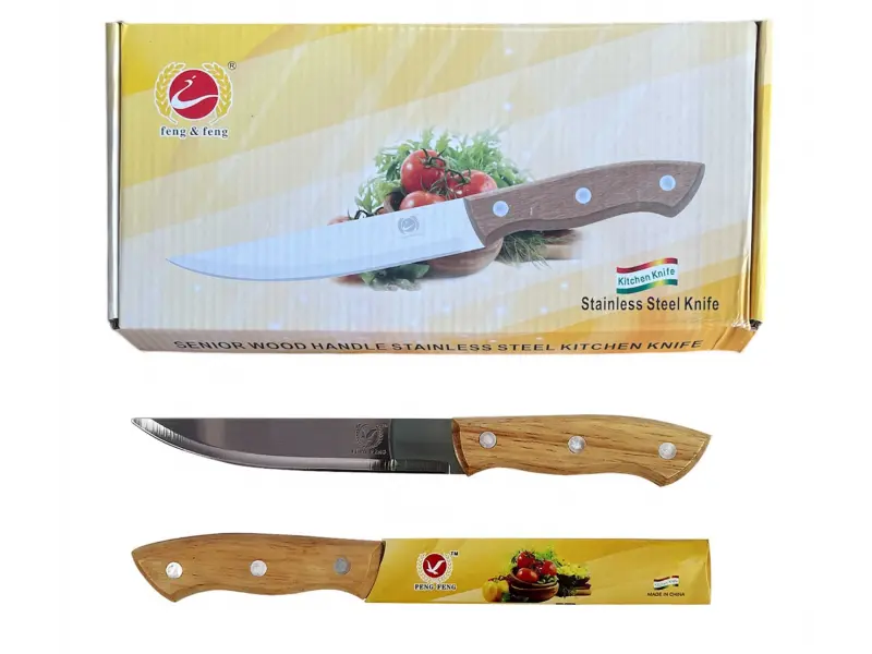 Set de 12 cuțite de bucătărie ascuțite Feng Feng SM-7081 Set de 12 cuțite de bucătărie ascuțite Feng Feng SM-7081