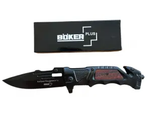 Cuțit de vânătoare BOKER PLUS, oțel inoxidabil, 23 cm, negru
