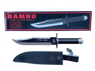 Cuțit de vânătoare Rambo 2, First Blood, ediție de colecție, 40 cm