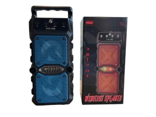 Boxă portabilă Bluetooth KTS-1096 2x3", 2x5W cu radio FM și MP3