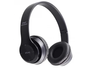 Căști Bluetooth fără fir OPEN P47 Negru mat