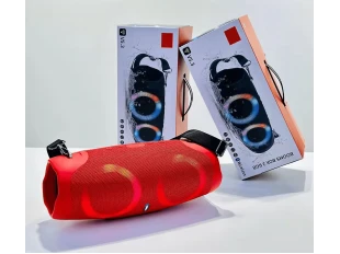 Boxă Bluetooth portabilă mare și puternică Booms Box 3 RGB - Roșu
