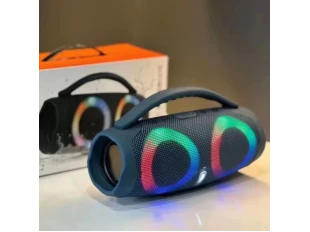 Boxă Bluetooth portabilă puternică Booms Box 3 Mini RGB - Albastră