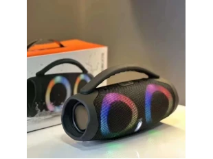 Boxă Bluetooth portabilă puternică Booms Box 3 Mini RGB - Neagră