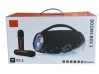 Boxă Bluetooth portabilă mare și puternică Booms Box 3 RGB cu 2 microfoane Boomsbox - imagine 3
