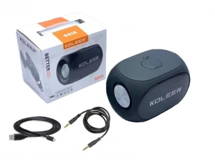 Boxă Bluetooth fără fir Koleer S918 FM/TF/USB/BT - Negru