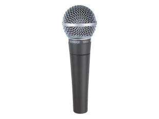 Microfon HiFi Shure SM-58 cu cablu și husă