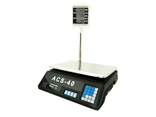 Cântar electronic ACS până la 40 kg cu afișaj la distanță – cântar cu localizator