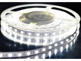 Bandă LED alb RECE cu diode MARI, 300 buc.