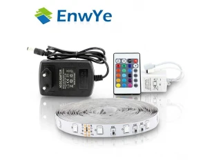 Bandă LED de 5 m cu controler RGB - ROȘU, VERDE, ALBASTRU