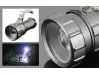 Lanternă portabilă puternică de 800 lm, cu lupă, ZOOM și 3 baterii