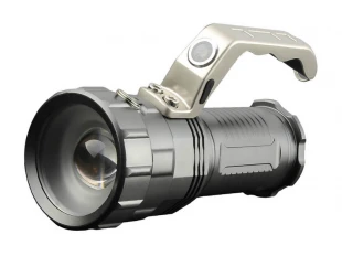 Lanternă portabilă puternică de 800 lm, cu lupă, ZOOM și 3 baterii