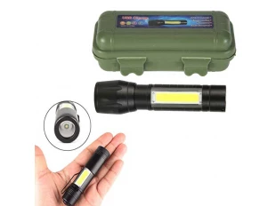 Mini lanternă LED reîncărcabilă, rezistentă la apă, cu încărcare USB