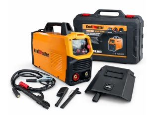 Ferăstrău electric profesional cu invertor KraftMaster MMA-400A cu husă - Galben