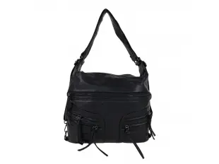 Geantă de mână - rucsac de damă neagră - Olea
