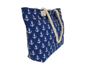 Geantă de plajă albastră cu ancore - Arila