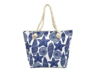 Geantă de plajă compactă cu motive nautice