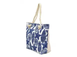 Geantă de plajă compactă cu motive nautice