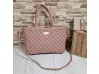 Geantă roz din ratan - Emona