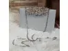 Geantă elegantă argintie - Melisa