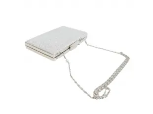 Geantă elegantă argintie - Meri