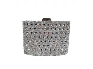 Geantă formală argintie - Meladi