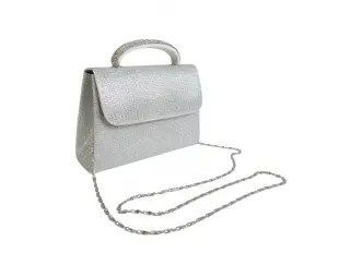 Geantă formală argintie - Trea