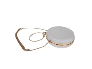 Geantă rotundă albă - Merima